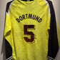 Borussia Dortmund Home Shirt 1995-96 Kohler 5 Long Sleeve Kids - TheFootballIdiots