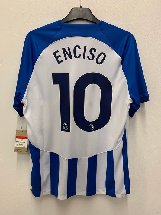 Brighton Home 23/24 Enciso 10 - TheFootballIdiots