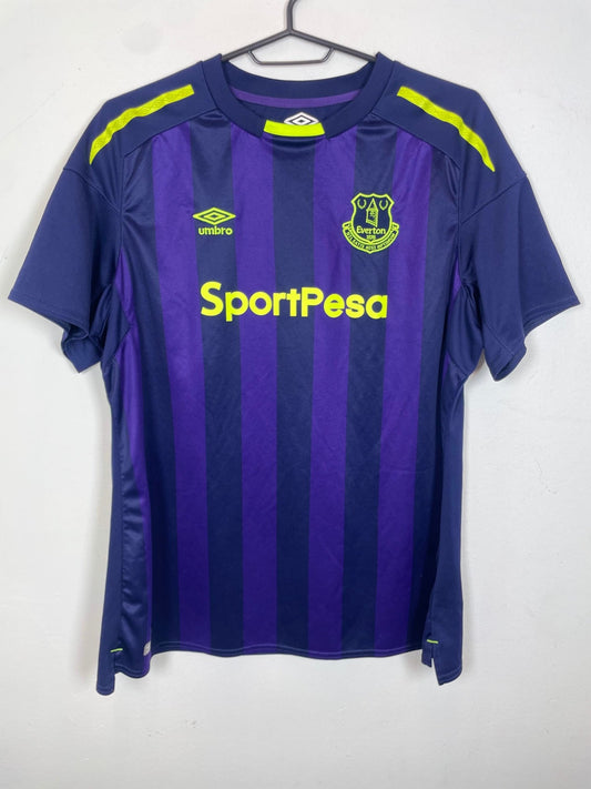 Umbro Everton 2017/18 third football shirt in ladies fit size 18 with the club crest, graded by hand and shipped from Norway