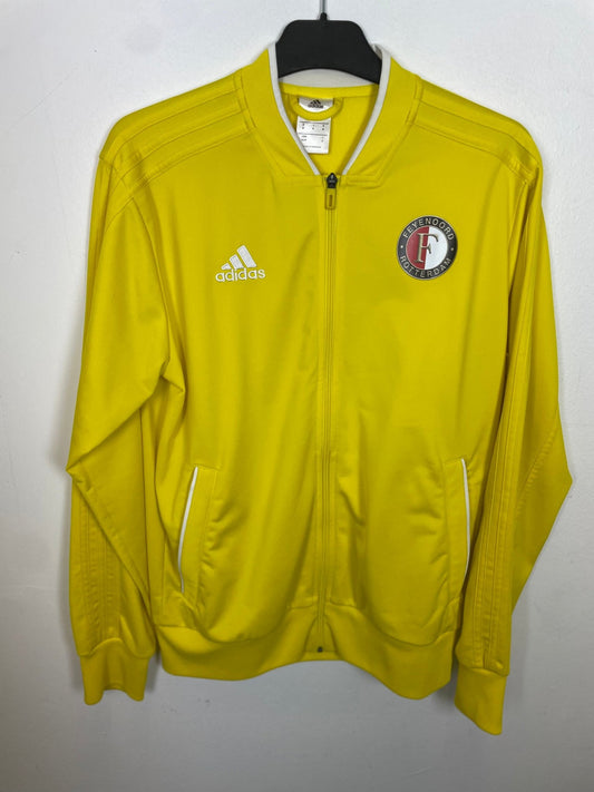 Official Feyenoord 2017 track jacket in size M with the Rotterdam club crest, graded and shipped from our Norwegian stores