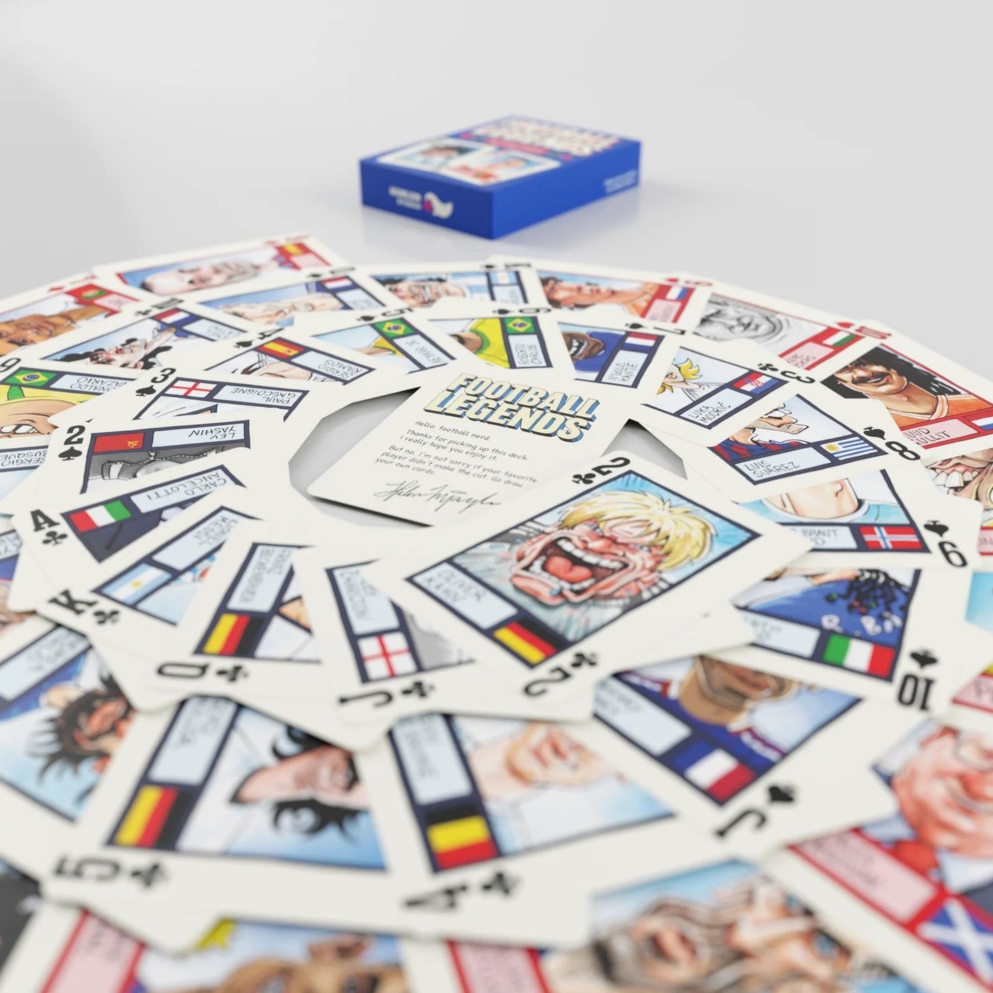 Football Legends - Playing Cards - TheFootballIdiots
