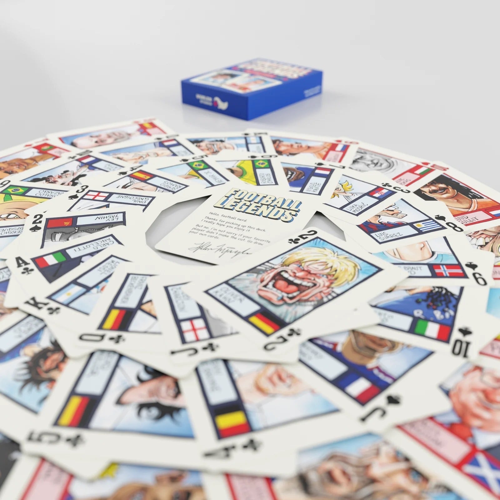 Football Legends - Playing Cards - TheFootballIdiots