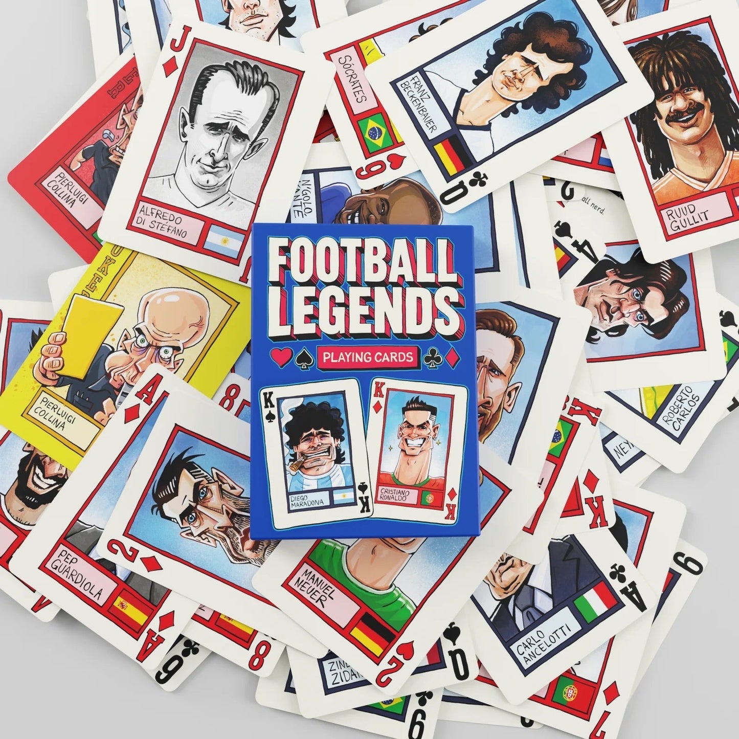 Football Legends - Playing Cards - TheFootballIdiots