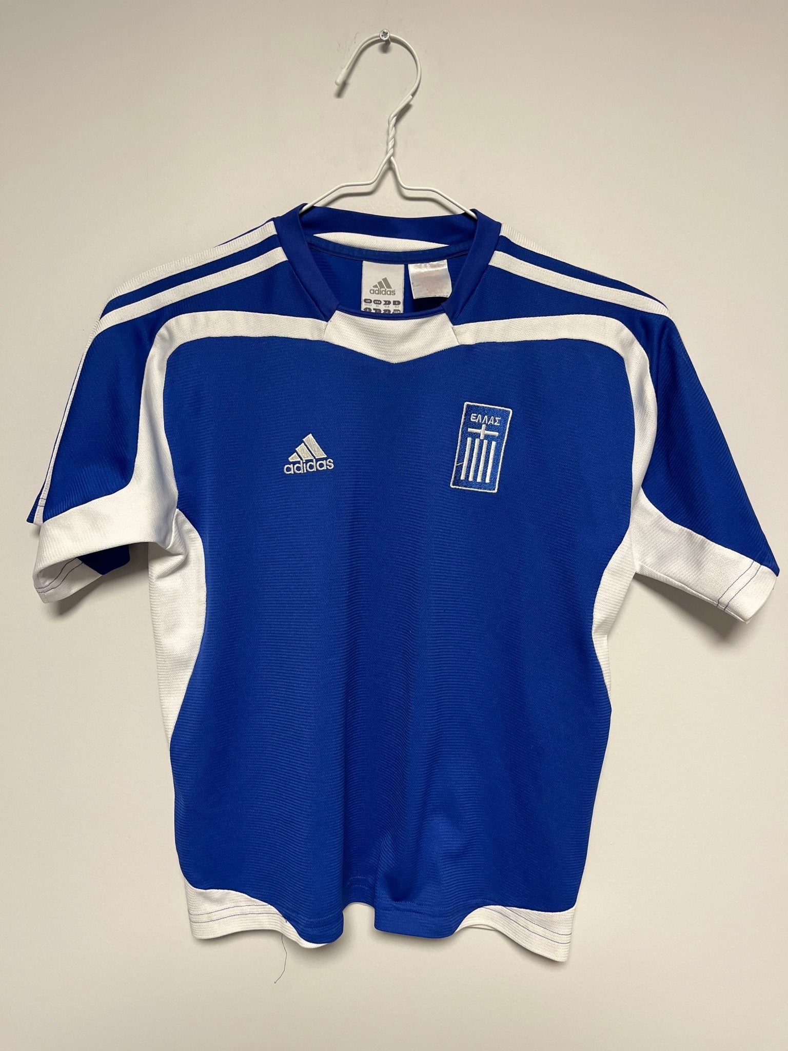 Greece Home 2004 kids - TheFootballIdiots