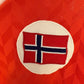 Hummel Norway Home 1987 Erland Johnsen 4 Matchworn - 7/10 - TheFootballIdiots