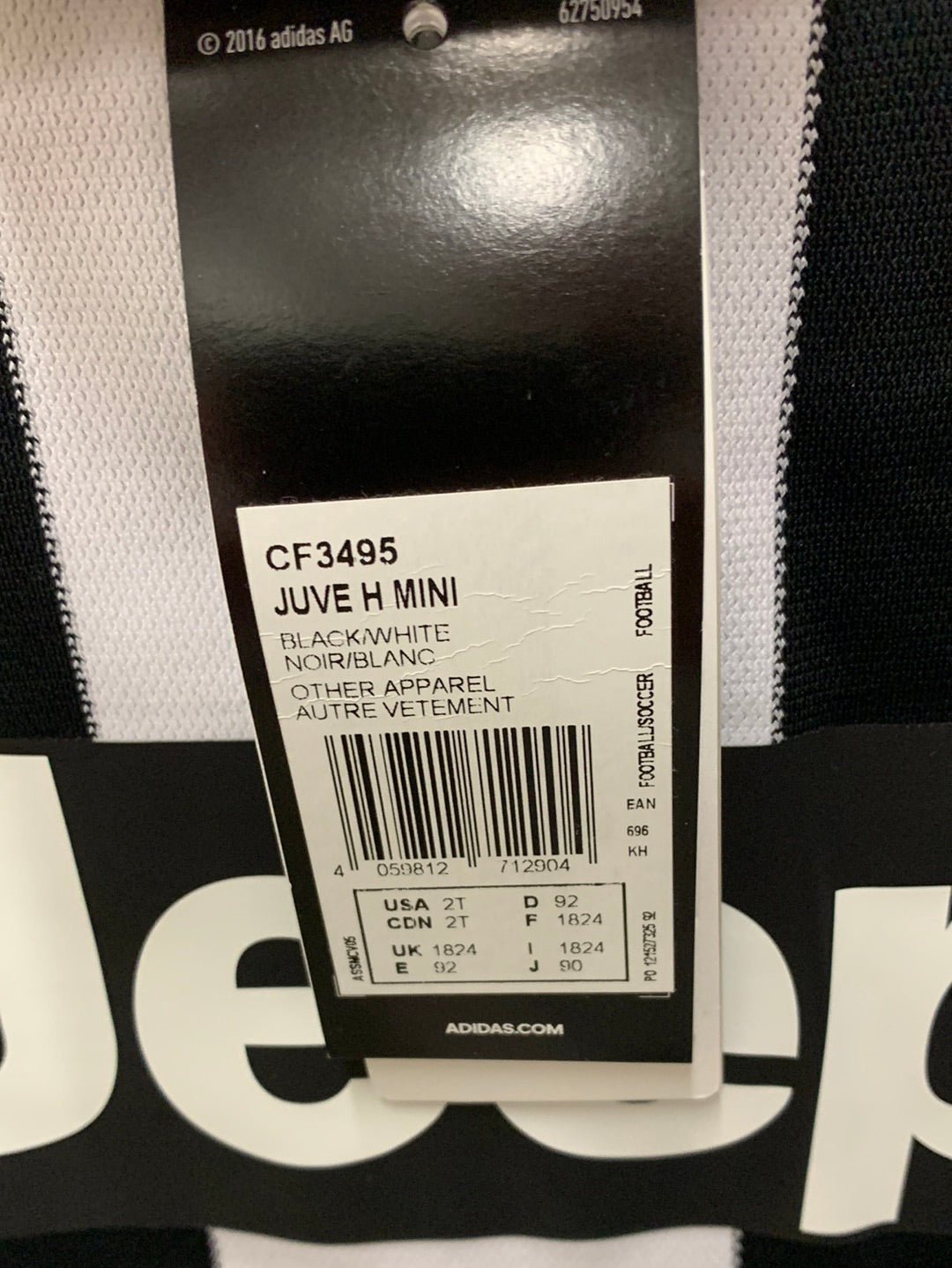 Juventus Home 18/19 Mini Kit - TheFootballIdiots