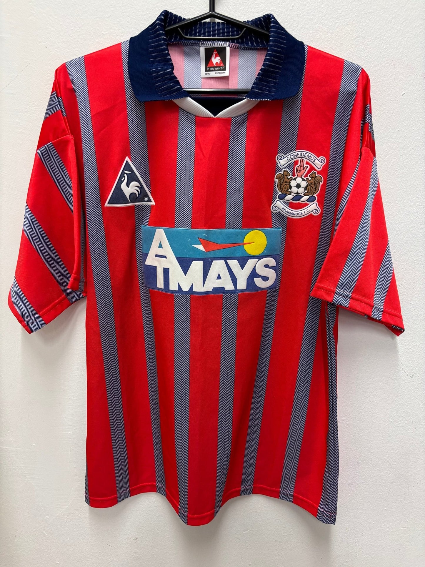 Le Coq Sportif Kilmarnock Away 95/97 - 8/10 - TheFootballIdiots