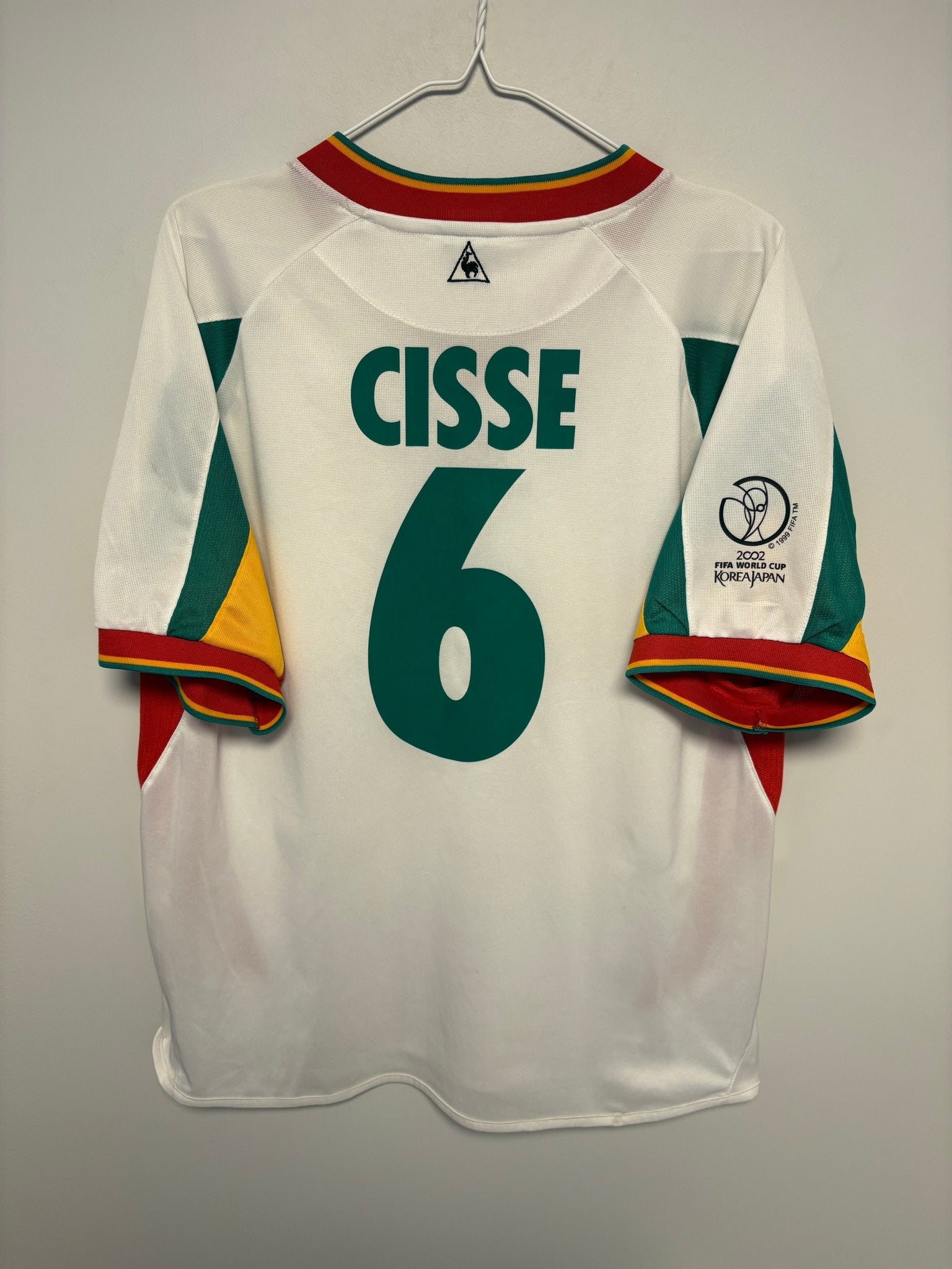 Le Coq Sportif Senegal Away 2002 Cisse 6 - 7/10 - TheFootballIdiots