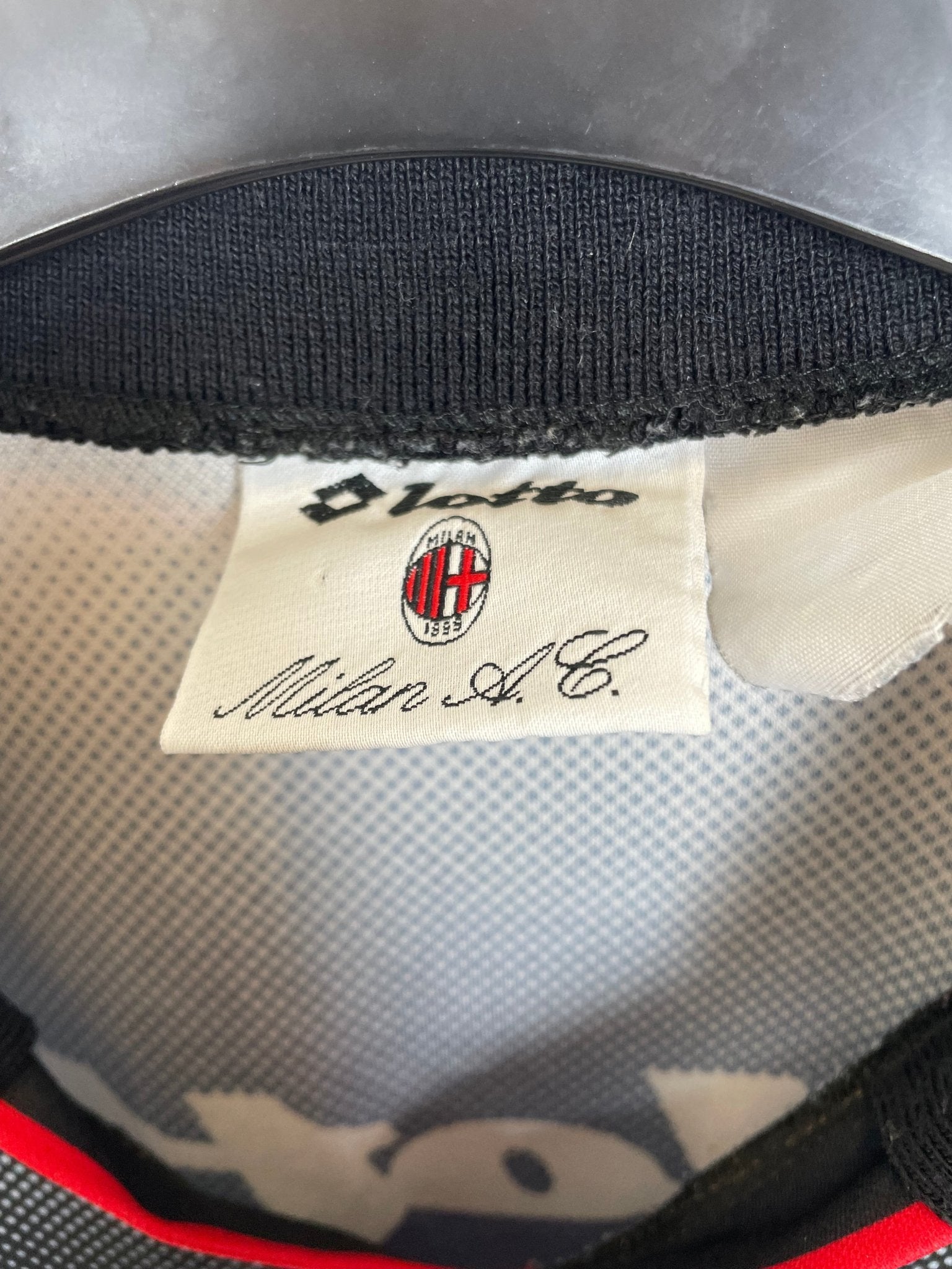 Lotto AC Milan 95/96 Training Shirt - 8/10 - TheFootballIdiots