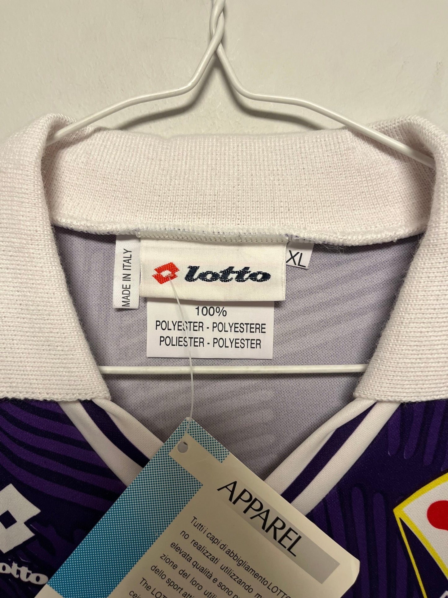 Lotto Fiorentina Home 1991/92 Dunga 4 Long Sleeve - TheFootballIdiots