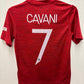 Manchester United Home 20/21 Cavani 7 Kids - 9/10 - TheFootballIdiots