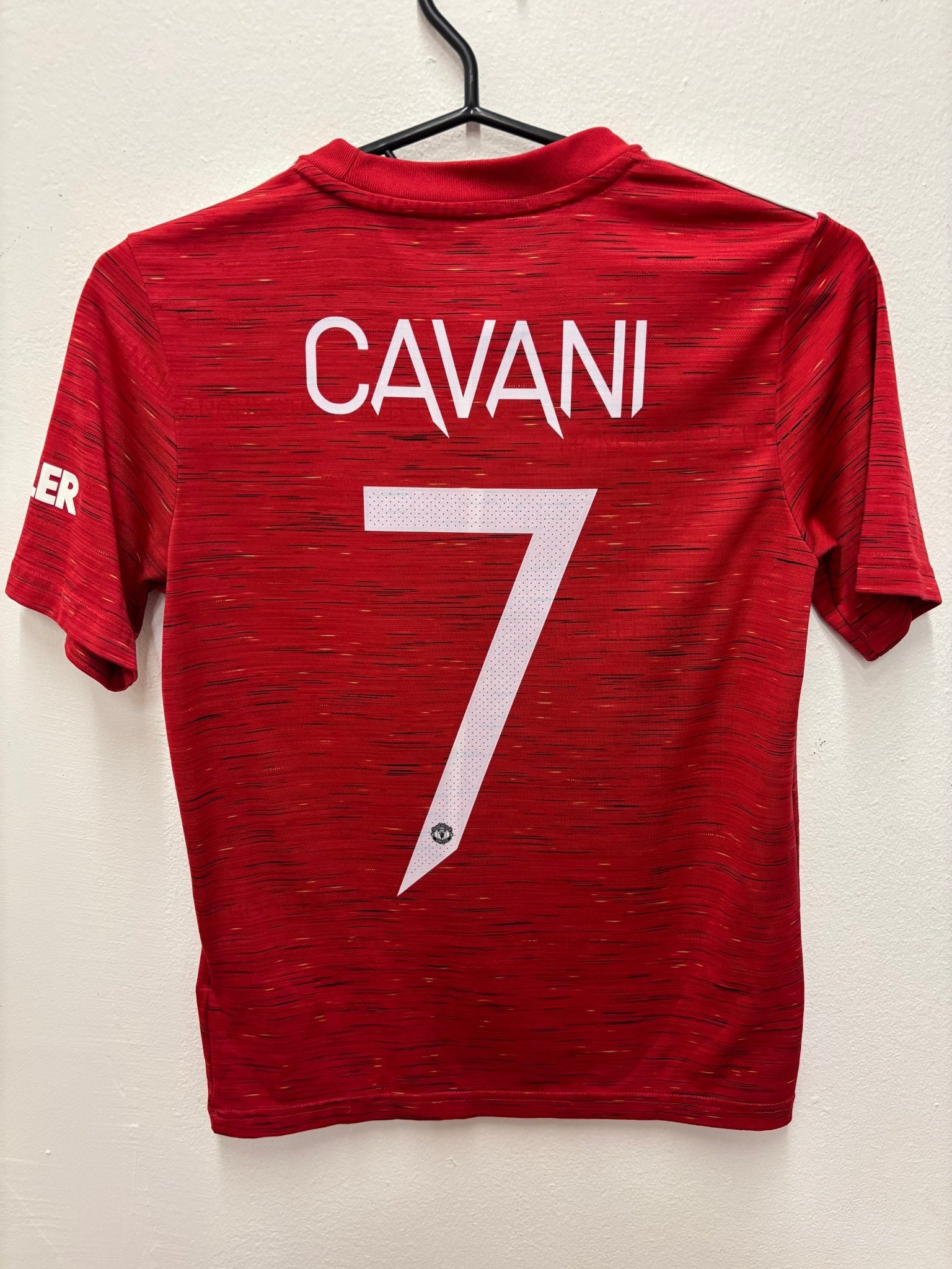 Manchester United Home 20/21 Cavani 7 Kids - 9/10 - TheFootballIdiots