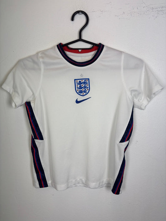 Nike England 2020 home football shirt in white, kids sizing, with the Three Lions crest, genuine original football shirt