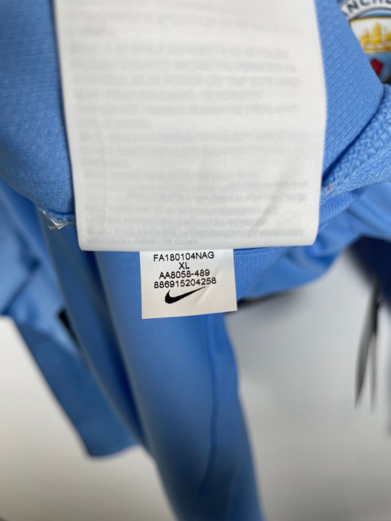 Nike Manchester City Home 18/19 De Bruyne 17 LS - 10/10 - TheFootballIdiots