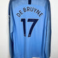 Nike Manchester City Home 18/19 De Bruyne 17 LS - 10/10 - TheFootballIdiots