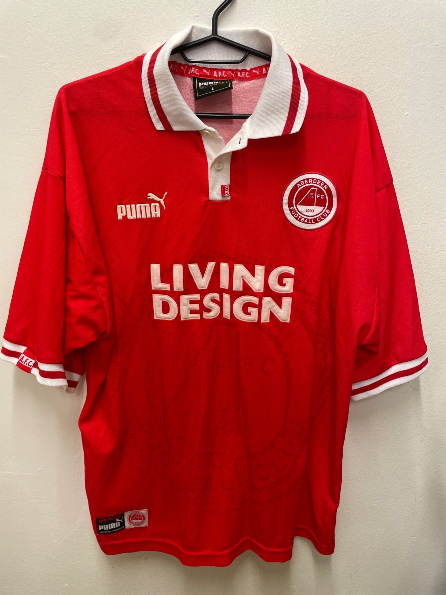 Puma Aberdeen Home 97/98 - 8/10 - TheFootballIdiots