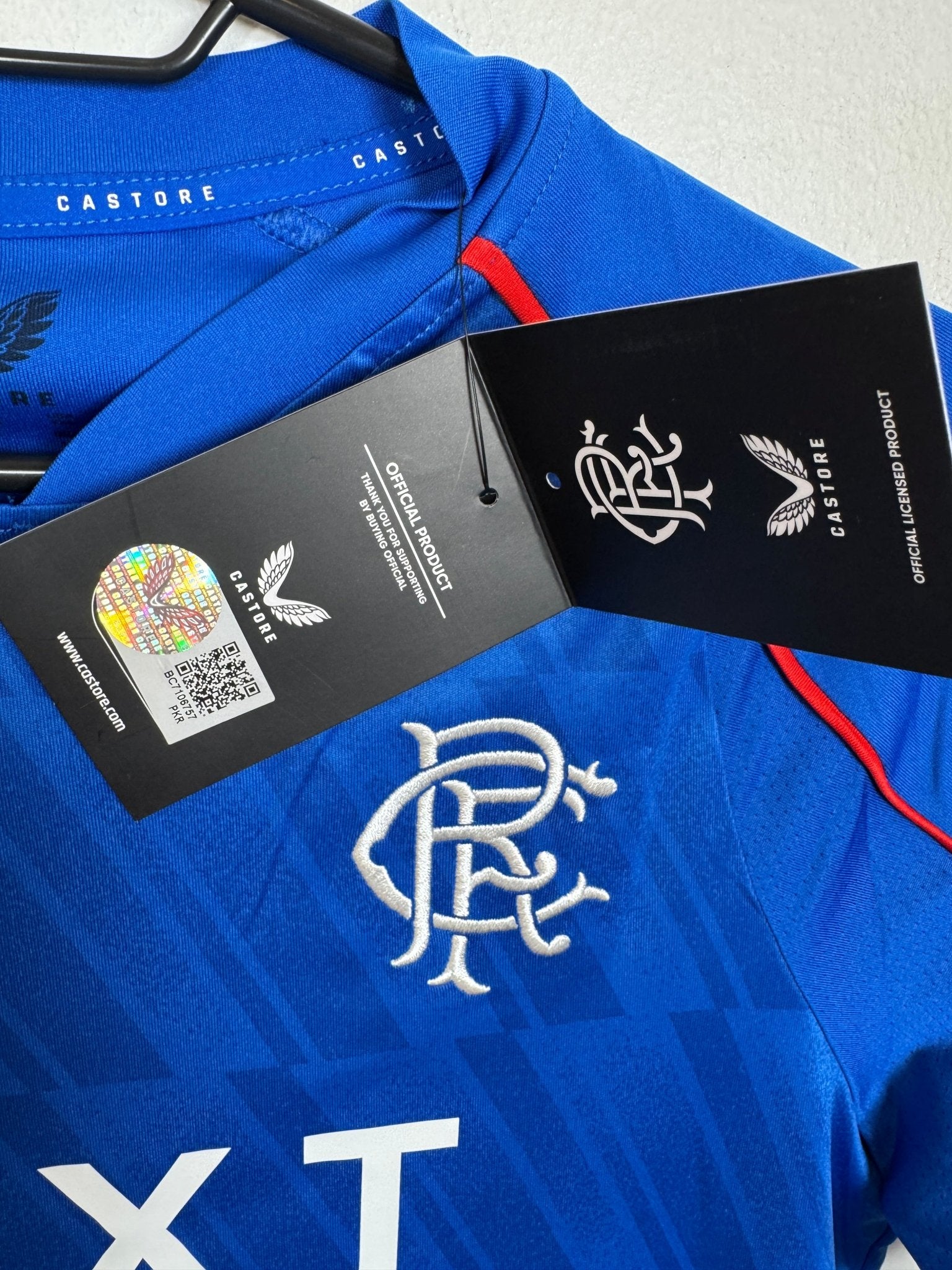 Rangers Home 24/25 Kids - TheFootballIdiots