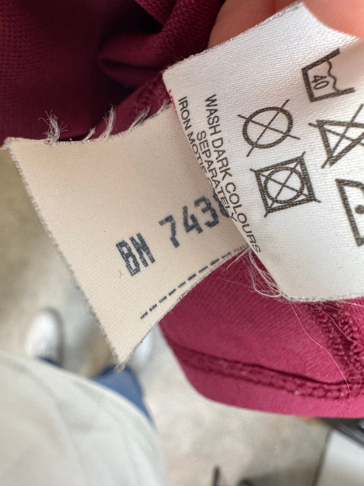 Back of the vintage Aston Villa 1995-97 home shirt with the Savo Milosevic number 9 print, shown in full rear detail