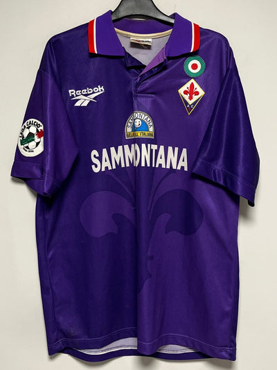 Reebok Fiorentina Home Shirt 1996-97 Falcone #16 - 8/10