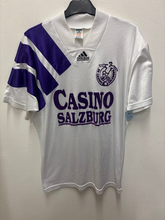 Vintage SV Casino Salzburg home football shirt from the 1992-95 seasons, adult size M, graded by hand and shipped from Norway