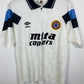Vintage Umbro Aston Villa away football shirt from the 1990-93 seasons with the club crest, genuine original football shirt