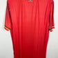 Front view of the Uganda 21/22 home shirt showing the Cranes badge and Umbro branding, photographed at our Stavanger store