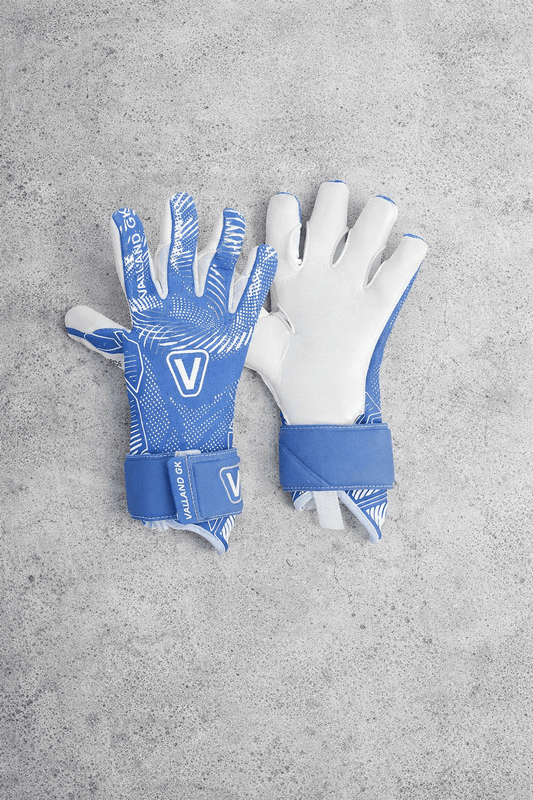 Valland GK - VIGR | Premium Blue Goalkeeper Gloves - TheFootballIdiots
