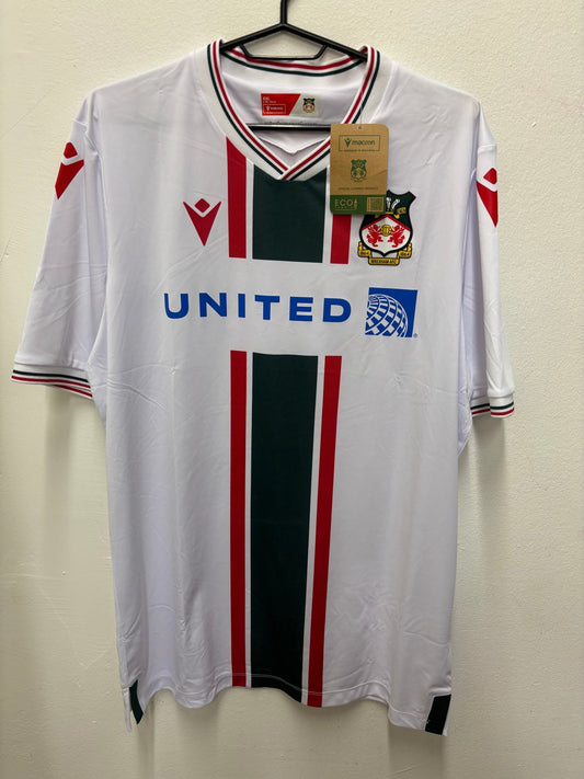 Official Wrexham AFC 2023/24 away football shirt with Mullin 10 nameset, size XXL, brand new, genuine original football shirt
